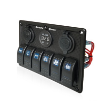 Aislador marino genuino batería parlr panel de interruptores de vehículos eléctricos cortina inalámbrica panel de interruptores RV personalizado